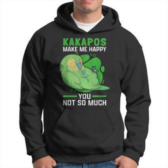 Kakapos Machen Glücklich New Zealand Flying Kakapo Kapuzenpullover - Geschenkecke