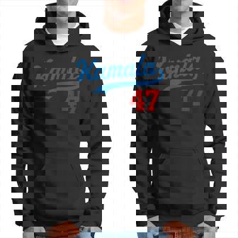 Kamala 47 Baseball Style Kamala Harris 2024 President 47 Hoodie - Monsterry