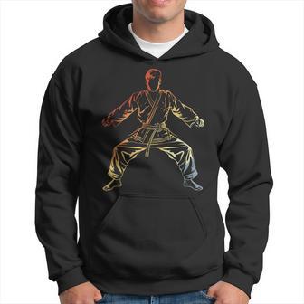 Karate Boy Sketch Vintage For Boys Hoodie - Thegiftio UK
