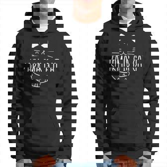 Karma Is A Cat Music Lover Fan Cat Lover Cat Owner Hoodie - Thegiftio UK