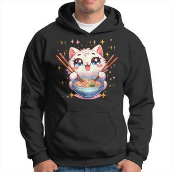 Katze Ramen Essen Nudeln Manga Anime Japanisch Kawaii Cute Kapuzenpullover - Geschenkecke