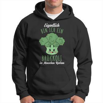 Kawaii Eigentlich Bin Ich Ein Brokkoli Kostüm Kapuzenpullover - Geschenkecke