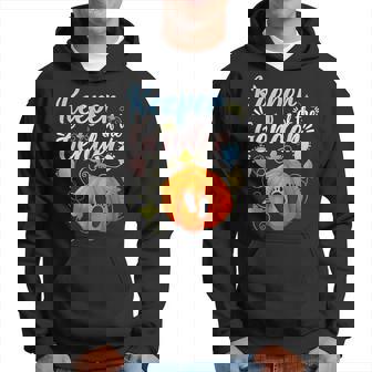 Keeper Of The Gender Reveal Baby Halloween Pregnancy Pumpkin Hoodie - Thegiftio UK
