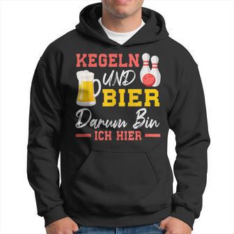 Kegel Und Bier Kapuzenpullover - Geschenkecke