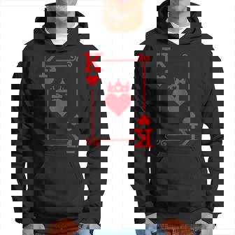 King Hearts Card Costume Playing Cards King Of Hearts Hoodie - Thegiftio UK