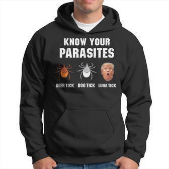 Know Your Parasites Anti Trump Hoodie | Mazezy