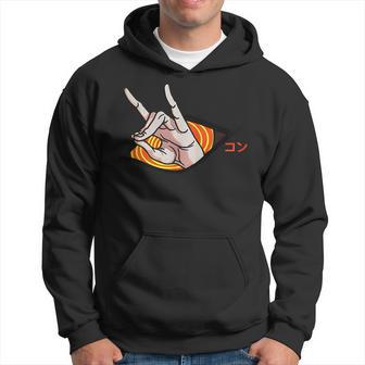 Kon Aki Chainsaw Hand Sign Hoodie - Thegiftio UK