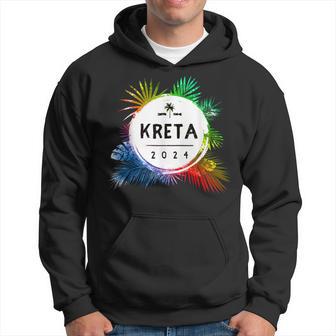 Kreta 2024 Colourful Travel Quote Kapuzenpullover - Geschenkecke