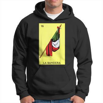 La Bandera Card Mexican Lottery Card Hoodie - Thegiftio UK