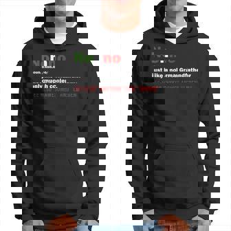 La Mejor Definición Divertida De Abuelo Italiano No Sudadera - Regaloses