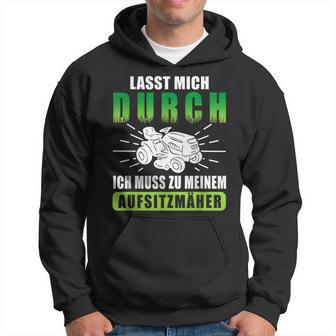 Lab Mich Durch Ich Muss Zu Meinem Ride-On Mower Kapuzenpullover - Geschenkecke