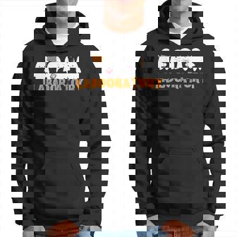 Labooratory Cute Ghost Halloween Laboratory Lab Scientist Hoodie - Seseable