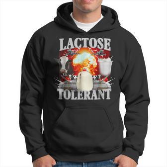 Lactose Tolerant Trending Meme Hoodie - Thegiftio UK