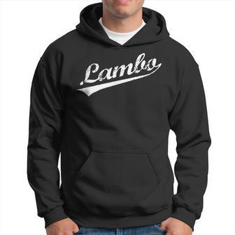 Lambo Distressed Hip Hop Rap Slang Kapuzenpullover - Geschenkecke