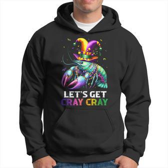 Let's Get Cray Cray Crawfish Costume Boys Mardi Gras Hoodie - Thegiftio UK