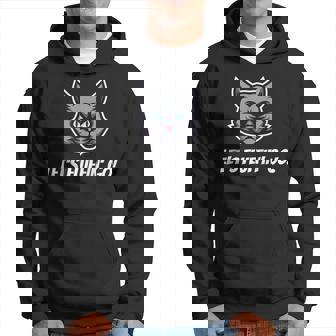 Let's Fluffin' Go Cat Mascot Sports Lfg Hoodie - Monsterry