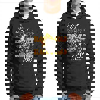 Let's Go Black & Gold Football Bow Hoodie - Thegiftio UK