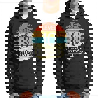 Level 10 Complete Retro 10Th Wedding Anniversary Hoodie - Thegiftio UK