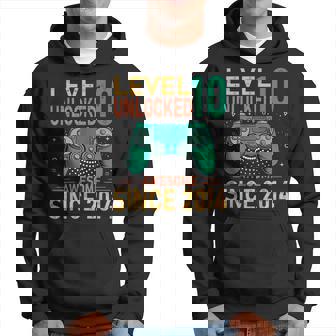 Level 10 Unlocked Compleanno 10 Anni Regalo 10 Anni Maschio Felpa con cappuccio - Novitaregali