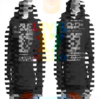 Level 17 Complete 17Th Wedding Anniversary 17 Years Hoodie - Thegiftio UK