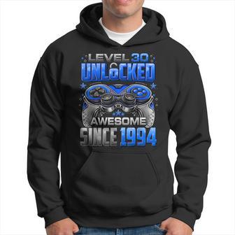 Level 30 Unlocked Awesome Since 1994 30Th Birthday Gaming Hoodie - Thegiftio UK