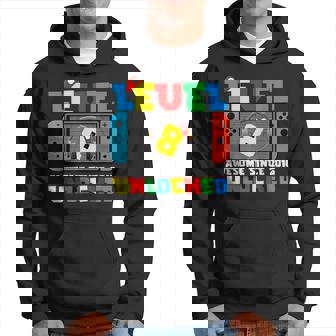 Level 8 Unlocked Awesome Since 2016 8Th Birthday Video Games Hoodie - Thegiftio UK