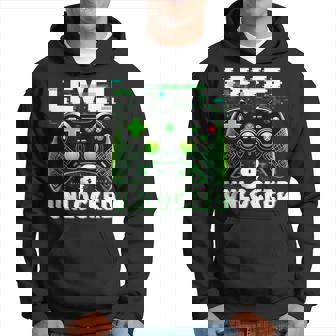 Level 8 Unlocked Video Gamer Geek 8Th Birthday Hoodie - Thegiftio