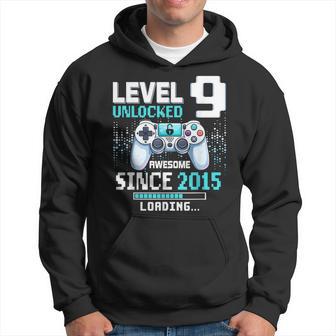 Level 9 Unlocked 9Th Gaming Birthday Hoodie - Thegiftio UK