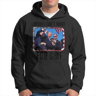 Liberals Can't Shoot For Shit Hoodie - Thegiftio UK