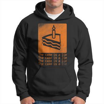 Lie Is Cake Vintage Cake Is A Lie Hoodie - Thegiftio UK