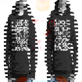 Life Is Better With Horror Movies Quote For A Halloween Nerd Hoodie - Thegiftio