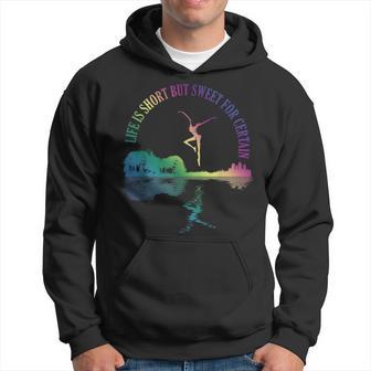 Life Is Short Retro Guitars Lovers But Sweet For Certain Hoodie - Thegiftio UK