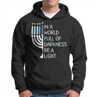 Be A Light Happy Hanukkah Hoodie - Thegiftio UK