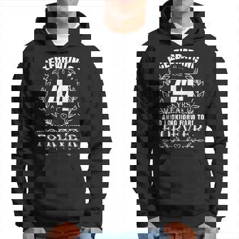 Lindo 44 Aniversario De Boda Para Parejas Casadas 44 Año Sudadera - Regaloses