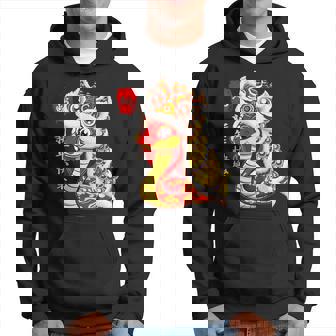 Lion Dance Year Of The Snake Chinese New Year Zodiac Snake Hoodie - Seseable