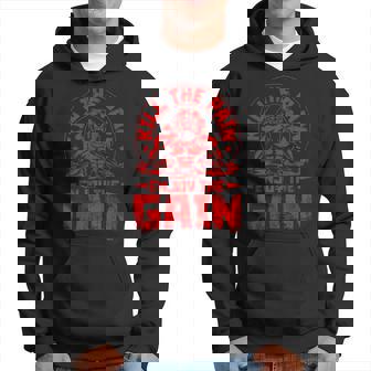 Lion Pain Beast Gain Fitness Gym Animal Motivation Workout Hoodie - Monsterry