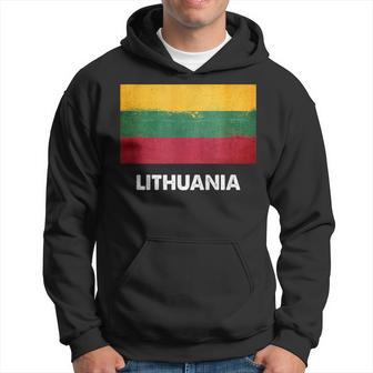 Lithuania Flag Lithuanian Hoodie - Thegiftio UK