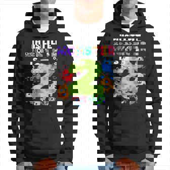 This Little Monster Is 2 Two Years 2Nd Birthday Party Aliens Hoodie - Monsterry