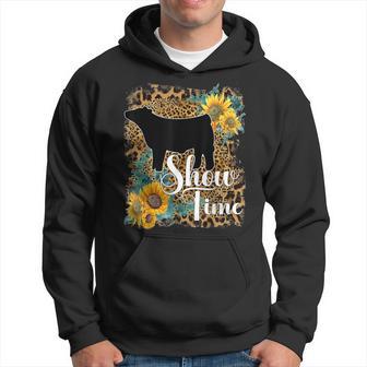 Livestock Show Sr Show Time Sunflowers Cheetah Print Hoodie - Thegiftio UK