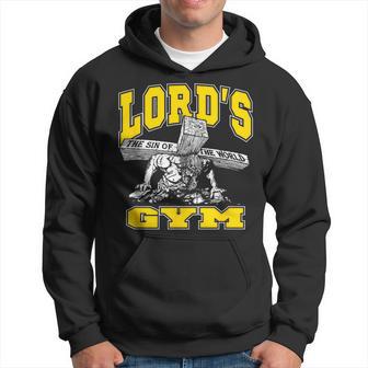 Lords Gym Lord's The Sin Of World Jesus Hoodie - Thegiftio UK