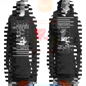 Louisiana Heaux Heaux Heaux Ugly Christmas Sweater Top Hoodie - Thegiftio
