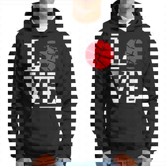 I Love Basketball Valentine's Day For Basketball Lover Hoodie - Monsterry