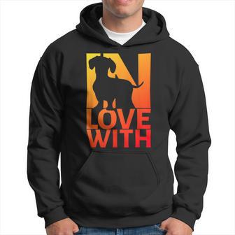 In Love With Dachshund Kapuzenpullover - Geschenkecke