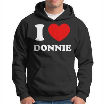 I Love Donnie I Heart Donnie Donnie Hoodie - Thegiftio UK