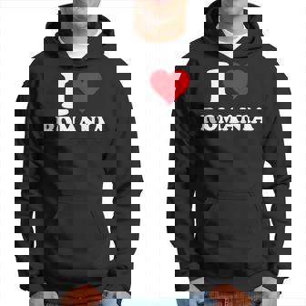 I Love Rumania Corazón Regalo Rumano Rumana Sudadera - Regaloses