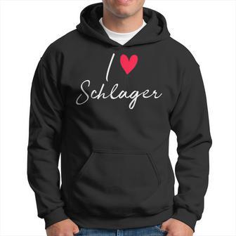 I Love Schlager Kapuzenpullover - Geschenkecke