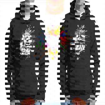 I Love Vbs 2024 Crew Vacation Bible School Paint Splatter Hoodie - Monsterry