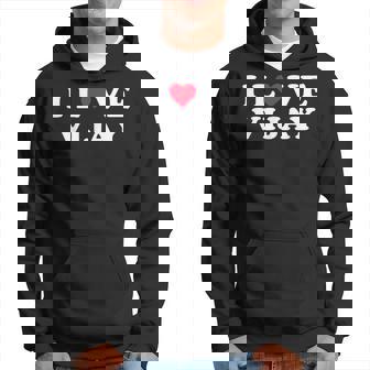 I Love Vijay Matching Girlfriend & Boyfriend Vijay Name Hoodie | Mazezy