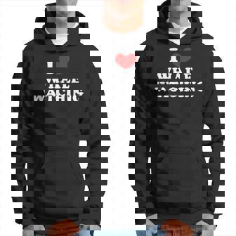 I Love Whale Watching I Heart Whale Watching Hoodie | Seseable UK