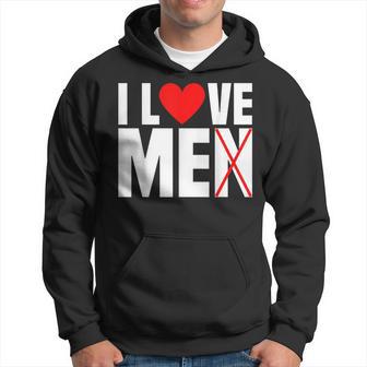 I Love X Me I Heart X Me I Love Me I Red Heart Me Hoodie - Thegiftio UK